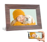 BWJBSW WiFi Cornice Digitale 7 Pollici, IPS Touchscreen Cornice Elettronica, Memoria Integrata da 32GB, Cornice Foto Digitale per Condividere Immagini, Video e Musica, Supporta Sveglia, Auto-Rotazione