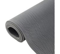 BWKJMY Tappetino antiscivolo per drenaggio, spessore 5.5 mm, tappetino in gomma commerciale, garage, piscine, ristoranti, bar, bagno, patio, esterni, interni, tappeto impermeabile grigio