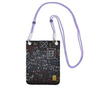 BWLHJKE matematica e fisica Borsa a tracolla per telefono per donne e uomini impermeabile mini borsa per cellulare portafoglio piccole borse a tracolla con cinturino regolabile da viaggio sacchetto