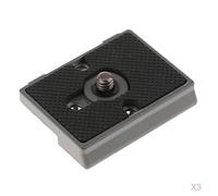 BWOFJGWH 3X Piastra a Sgancio Rapido per Treppiede di Fotocamere DSLR, Compatibile con I Modelli 200PL 14, 496, 486, 804 E Monopiede RC2.