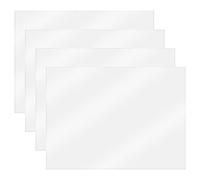BWOFJGWH 4 Pezzi Pellicola FEP Stampante 3D Foglio Rilascio Trasparente Elevata Trasmissione Spessore 0.1mm Non Deformante Adatta per Creazione Modellini, 4 PZ