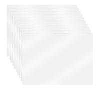 BWOFJGWH 4 Pezzi Pellicola FEP Stampante 3D Foglio Rilascio Trasparente Elevata Trasmissione Spessore 0.1mm Non Deformante Adatta per Creazione Modellini, 10 Pezzi