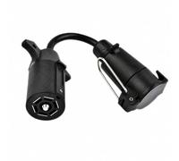 BWOFJGWH Adattatore Rimorchio 7 Pin Convertitore da Europea con Cavo Flessibile per Collegamento Freno Frecce E Retronebbia Adatto per Auto E Veicoli nti