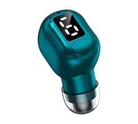 BWOFJGWH Auricolare Bluetooth, Singolo Auricolare, Mini Cuffie, Display Digitale, Riduzione del Rumore, Impermeabile, Adatto per Chiamate Azien, Blu