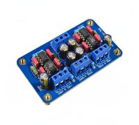 BWOFJGWH Convertitore Audio Ssbalanceato Bilanciato Scheda Adattatore Modulo RCA Piastra PCB Componenti Elettronici Circuito Chiaro Morsetti Collegamento
