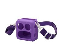 BWOFJGWH Custodia Audio per Bambini Custodia Cover Protezione Silicio Adattata al Lettore Storie Mini 2024 Antiurto Antigraffio Finitura Morbida Spallina, Viola