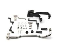 BWOFJGWH Kit Comando Sterzo Fuoribordo con Braccio Metallico Supporti Robusti Componenti Strutturali Neri per Conversione da Timone a Plancia Adatto per Riparazione Nautica Officine Marine, 15