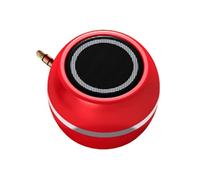 BWOFJGWH Mini Altoparlante Jack da 3,5 Mm Lettore Audio Musicale AUX per Telefono Notebook, Rosso