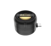 BWOFJGWH Mini Audio Player Altoparlante Portatile Compatto Incastro con Connettore Bus Seriale per Intrattenimento le Quotidiano atto per Uso Domestico Ufficio, Nero Trasparente