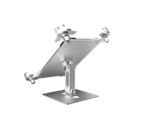 BWOFJGWH Supporto da Parete per Tablet Supporto con Braccio Supporto con Serratura Staffa Regolabile Struttura in Alluminio Antimanomissione Adatto per, Argento, 13 Pollici