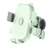 BWOFJGWH Supporto per Telefono da Bicicletta, Morsetto per Telefono Cellulare da Manubrio, Ammortizzante, Stabile, Design Simpatico Gattino, Regolabile, Girevo, Verde