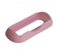 BWOFJGWH Supporto Verticale in Silicone Reggi Notebook Stand da Tavolo Incavo Arrotondato Base Antiscivolo Forma Compatta Adatto per Organizzazione Del Lavoro, Rosa