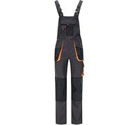 BWOLF Atlas - Salopette da lavoro, da uomo, classiche, con tasche multifunzionali, colore: grigio/arancione grigio/arancione XXXL