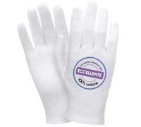 BWOLF IVORY 12/60 Paia di Guanti in Cotone Guanti Bianchi 100% Cotone Taglia Unica e da Ispezione Riutilizzabili, Monete, Gioielli, Cosmetici 10 (12 paia)