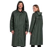 BWOLF POSEIDON Impermeabile Uomo Impermeabile Lungo Poncho Antipioggia Riutilizzabile Impermeabile Outdoor Riutilizzabile Impermeabile con Cappuccio