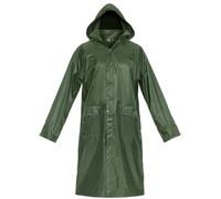 BWOLF POSEIDON Impermeabile Uomo Lungo Poncho Antipioggia Riutilizzabile Outdoor con Cappuccio, verde, XXL