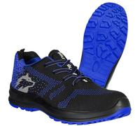 BWOLF Show S1 SRC Scarpe Antinfortunistiche Uomo Scarpe da Lavoro con Suola ErgoPlus Resistenti all'olio con Puntale in Acciaio Blu O1 44