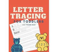 Bwriting Letter Tracing for Toddlers 3-5 Years Old (Tascabile)