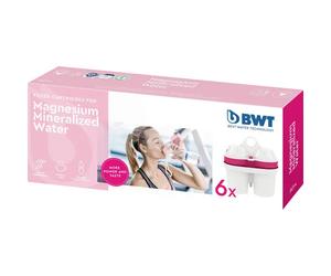 BWT 814136 6 longlife Mg2 Cartuccia filtro 6 pz. Bianco