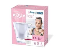 BWT 8801510 Brocca per Acqua Tipo Brita + 12 filtri Inclusi, Bianco, 11.5 cm