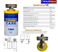 BWT AC002100 Combi Care Dosatore di Polifosfato Inibitore Scala, Bianco 1/2 FF