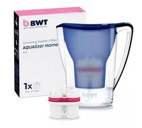BWT AQUAlizer Home | Blu | con 1 cartuccia filtrante al magnesio | Filtro acqua potabile | Per alimenti e bevande | Filtra calcare, cloro, piombo e rame