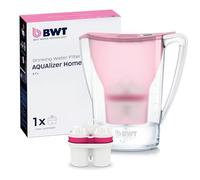 BWT AQUAlizer Home | Rosa | con 1 cartuccia filtrante al magnesio | Filtro acqua potabile | Per alimenti e bevande | Filtra calcare, cloro, piombo e rame