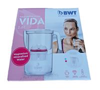 BWT CARAFFA VIDA 2,6 Lt BIANCA + 1 FILTRO LONG LIFE Mg2 CON CONTATORE MANUALE