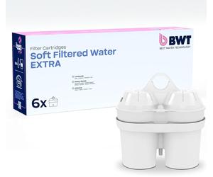 BWT cartucce filtranti - 6 pezzi SOFT FILTERED WATER EXTRA | Compatibili con bro