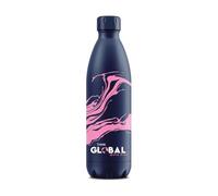 BWT Climate Bottle "Think Global Drink Local" - Blu | Personalizzazione inclusa