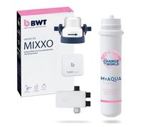 BWT MIXXO Starter Kit - Mineralizer | Filtro dell'acqua sotto il tavolo per il rubinetto della cucina esistente | Cartuccia filtro mineralizzante inclusa