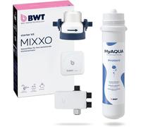 BWT MIXXO Starter Kit "Protect" | addolcitore pratico sotto lavello | depuratore acqua domestico efficiente | depuratore acqua rubinetto compatto | filtro acqua avanzato per cucina