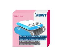 BWT Robot da piscina Cosmy 200, leggero e compatto, per piscine con una lunghezza fino a 10 m, pulizia affidabile di pavimento, parete e linea di galleggiamento, con controllo tramite app…