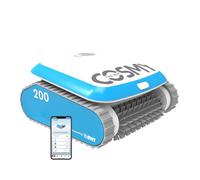 BWT Robot per Piscina Cosmy 200 in Colore Blu | Particolarmente Leggero e Compatto | Pulizia di Fondo, pareti e Linea di galleggiamento | con Controllo Tramite App