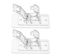 Bwuikim 1 paio di ganci autoadesivi senza punzonatura per asta per tenda da doccia supporto per appendere la casa clip fissa appesa staffa amichevole per anziani