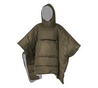 Bwuikim 20D Nylon Convertibles Sacco A Pelo Poncho Isolato Coperta Esterna Adatto per Escursionismo All'aperto Campeggio Attività Invernali Mantello Inverno