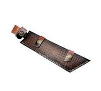 Bwuikim Artigianato Top Grains Coltelli In Pelle Guaina Protettore per Piccolo Diritto Impermeabile Escursionismo Accessori Coltelli In Pelle Guaina