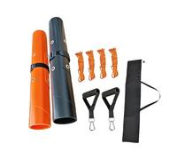 Bwuikim Confezione da 2 pezzi di assemblaggio di bob con accessori come cinture, cavi e tiranti, per un trasporto efficiente degli attrezzi sulla neve, costruzione facile e flessibile