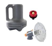 Bwuikim Piccola stufa con funzione forno piano sottile per escursioni zaino in spalla efficiente attrezzature esterne alimentate ad aria compressa stufa trasportabile verde