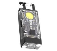 Bwuikim Porta torcia solare da campeggio, portatile, perfetto per studenti e professionisti, piccola torcia a LED