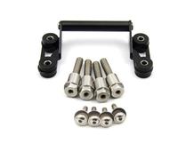 Bwuikim Set di staffe di navigazione per moto Set di supporto per telefono Supporto per supporto anteriore rapido compatibile per F750 F850 Riser manubrio moto