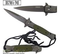 BWuM COLTELLO TASCABILE + CLIP MOD. 3 COLTELLI MILITARI ESERCITO BW JAGD MESS...