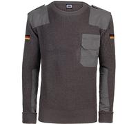 BWuM Maglione dell'esercito tedesco CON BANDIERE BW maglione invernale Army esercito PULLOVER DA LAVORO, antracite., XL