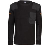 BWuM Maglione dell'esercito tedesco con bandierine BW maglione invernale esercito, Nero , s