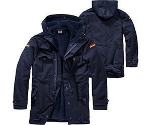 BWuM Parka dell'esercito tedesco con fodera e bandiere BW, parka invernale
