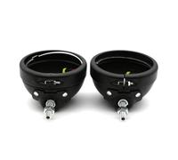 BWVMVB Anello Montaggio Della Staffa Dell'alloggiamento Del Motociclo Da 4,5 Pollici Per La Luce Passante Nebbia Per Touring Per Electra Fari Moto