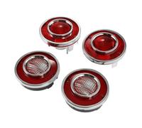 BWVMVB Copertura fanale posteriore Per Chevrolet Per Corvette Per C3 5.7L | 4PCS Luci Di Coda E Kit Retromarcia Backup Luce Posteriore Lente Rossa (Senza Lampadina) 1975-1979