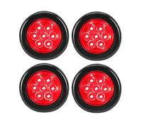 BWVMVB Fanali Posteriori Fanale Posteriore Rotondo Da 2 Pollici Da 12V Con 7 Luci Posizione Laterali LED Lampada Segnalazione Montaggio Filo Auto Camion Rimorchio Trattore