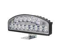 BWVMVB Faretti Faro Anteriore Set Per 1 pezzo. Luce Semicircolare Con Supporto, Faretto Luminoso 15 LED, Stroboscopica Bianca, Blu Rossa, Vicina Lontana, 12 V