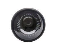 BWVMVB Faretti Faro Anteriore Set Per Cafe Racer Bobber 6,5 Pollici DRL Angel Eyes H4 LED Faro A Spirale Bianco Staffa Di Montaggio Laterale Parti Per Moto(Headlight only)